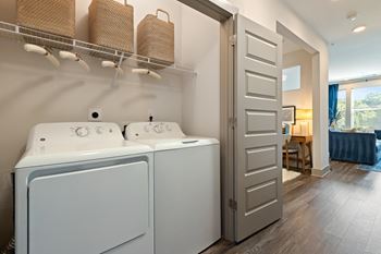 Full size washer and dryer included